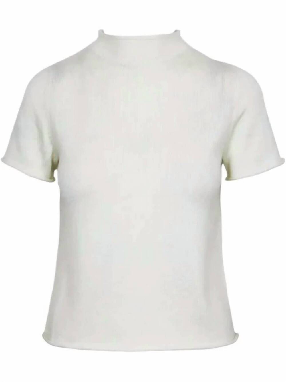NEW LUCY PARIS women's lux mockneck top in ivory